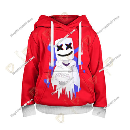 Children Battle Royals Hoodie Fortnite Boys Girls Cartoon Printed Pullovers Kids Sweatshirt Harajuku Streetwear Spring Winter