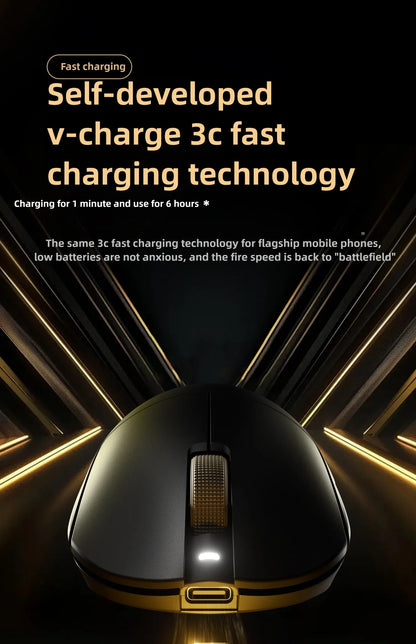 VGN Dragonfly F2 ProMax/Ultra Esports Gaming Mouse 42000DPI 0.125ms For CS:GO Latency Wired/Wireless Dual 8K 3-Mode PAW3395/3950