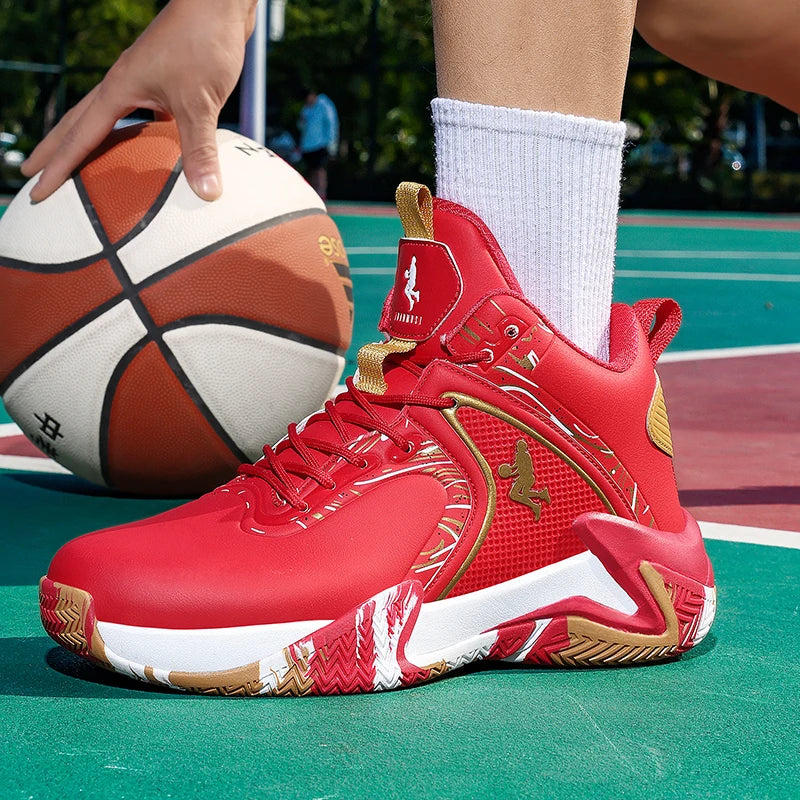 Chaussures de basket-ball pour hommes, respirantes, avec amorti, antidérapantes, résistantes à l'usure, chaussures de course, chaussures de sport pour la salle de sport, baskets de basket-ball pour hommes.