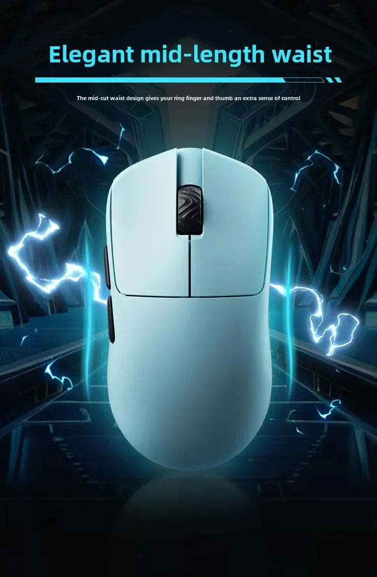 SCYROX V6 Wireless Gaming Mouse with PAW3950 Sensor, 8KHz Polling Rate, 24,600 DPI, 40g Ultra-Light Esports Mouse with 8K Receiver