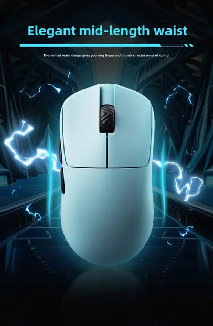 SCYROX V6 Wireless Gaming Mouse with PAW3950 Sensor, 8KHz Polling Rate, 24,600 DPI, 40g Ultra-Light Esports Mouse with 8K Receiver