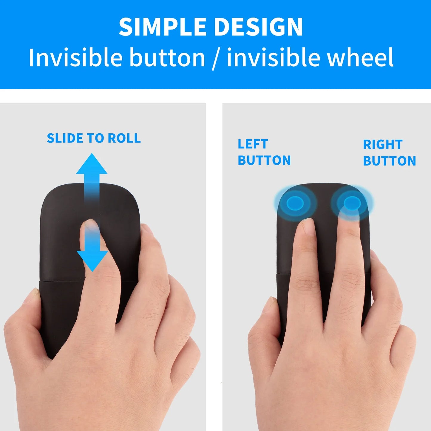 Bluetooth Arc Touch Mouse For Microsoft Surface Wireless Ergonomic Mouse Computer 3D Silent Laser Mice For Laptop PC Windows