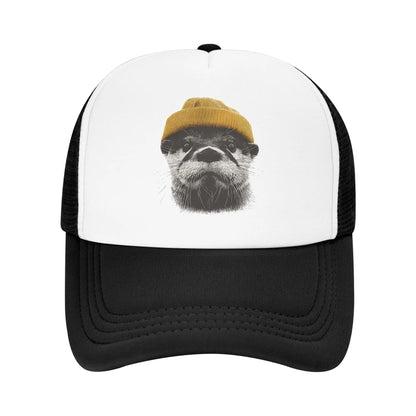 Unisex Steve Is Not Getting Smarter As He Gets Older Otter  Trucker Hats Mesh Baseball Cap Dad Hat  Adjustable Trucker Cap