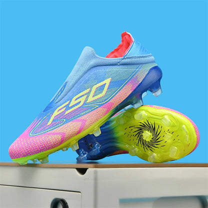 New Men's Soccer Shoes Match Indoor Hot-Selling Outdoor Football Boots Grass Cleats High-Top Futsal Sneakers Non-Slip High-Quality