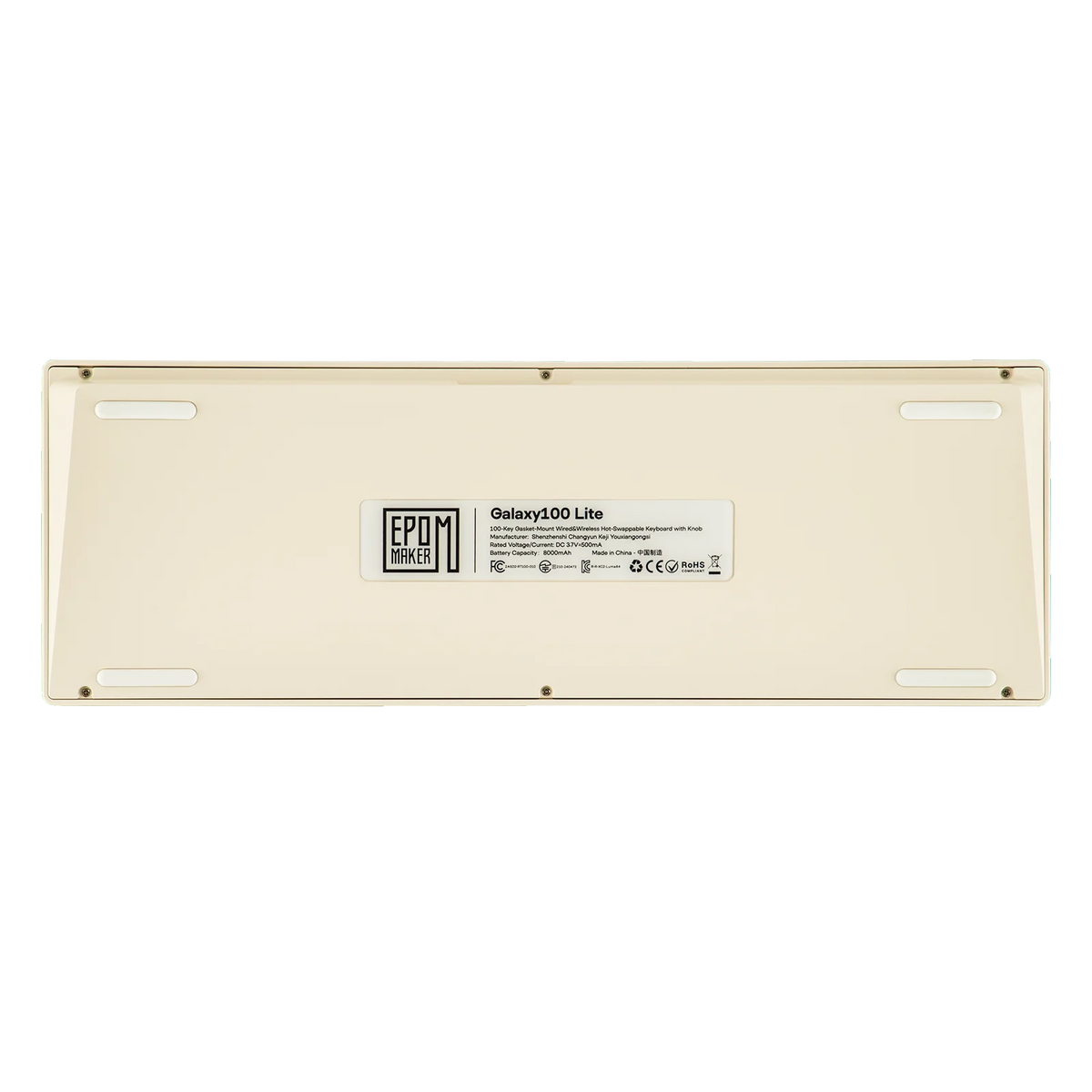 EPOMAKER Galaxy100 Lite QMK/VIA 96% ANSI US Layout Hot-Swap Wired/2.4GHz/BT Wireless 1800 Aluminum Gasket Mechanical Keyboard