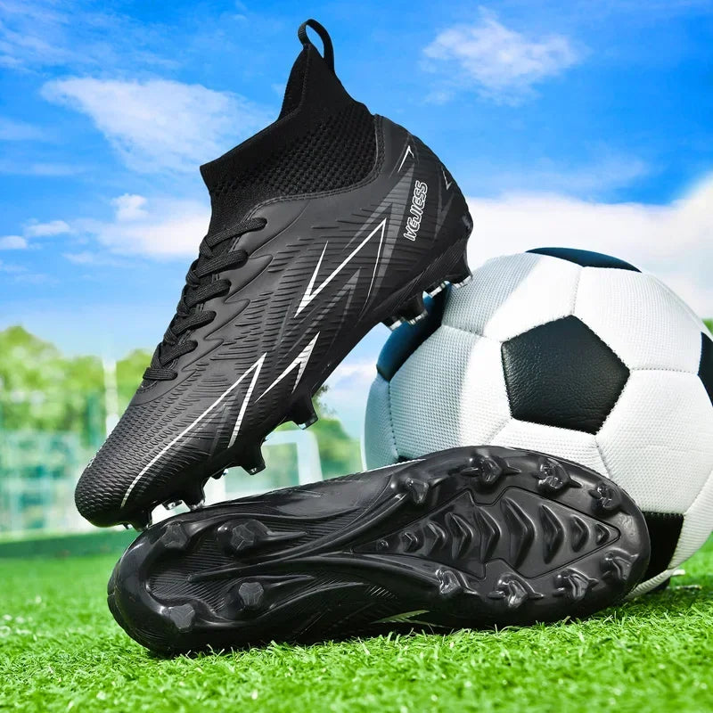Bottes de Football professionnelles pour hommes, chaussures de Football pour adultes, baskets de sport de plein air, crampons de Football ultralégers, entraînement