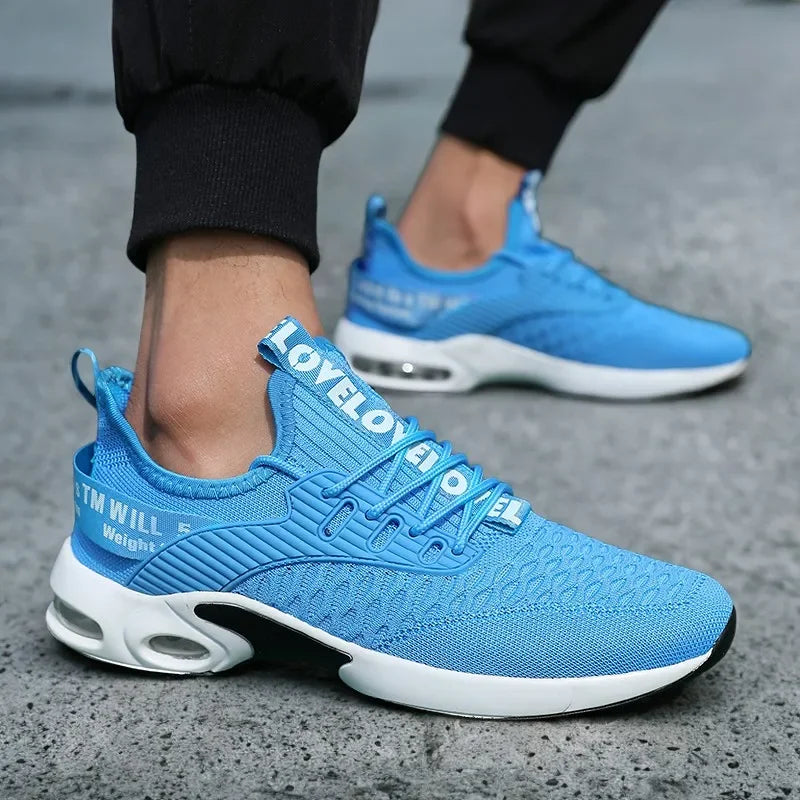 Chaussures d'été pour hommes maille chaussures de sport décontractées printemps été chaussures Tennis léger marche noir baskets 2025 article de vente chaude