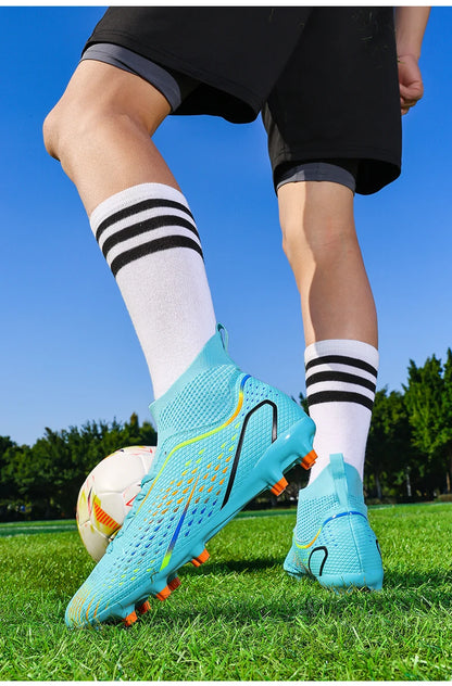 New Men Soccer Shoes Hot Sale High-quality Football Boots Women Unisex Futsal Cleats Ultralight Professional TF/FG Sneakers