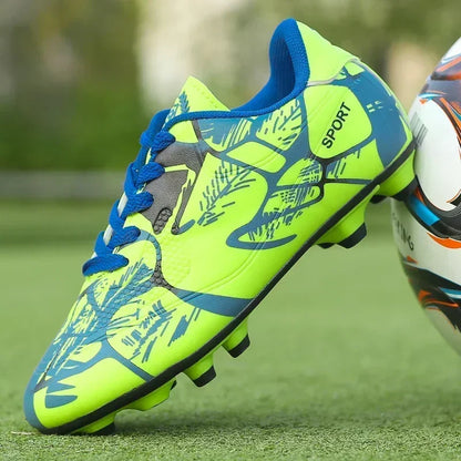 New Men Kids Soccer Shoes Cleats Adult Professional Football Boots Ultralight Non-Slip Grass Boys Training Shoes Drop Shipping