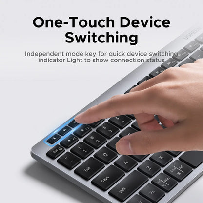 UGREEN Keyboard Wireless Bluetooth 5.3 2.4G Russian/EN 78 Keycaps For MacBook iPad PC Tablet  Scissor Foot Structure