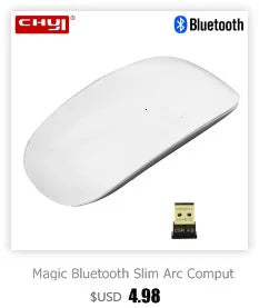 Bluetooth Wireless Arc Touch Mouse For Microsoft PC Laptop 1200DPI Optical Folding Mouse Slim Notebook Gaming Computer Mice