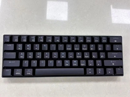 61-Key RGB Backlit Tri-Mode Bluetooth Mechanical Keyboard Dust-Proof Hot-Swappable Wireless Gaming & Office Keyboard for Esports