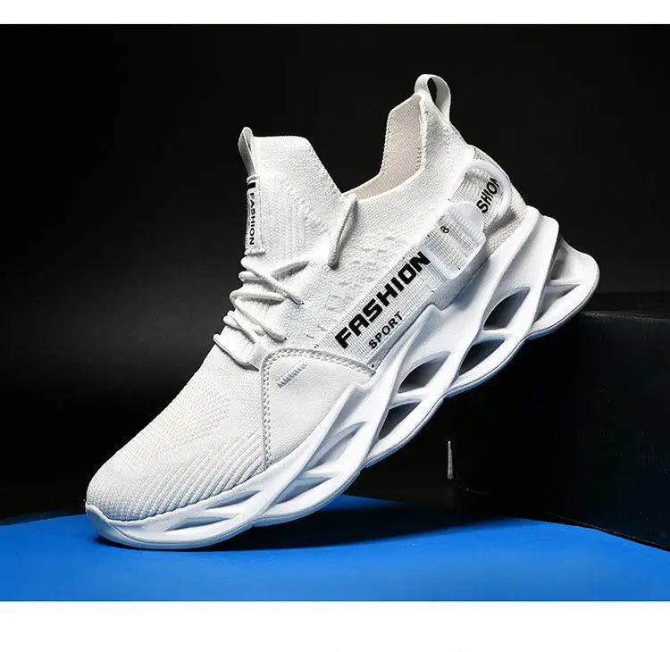 Hot Sale Fashion Purple Casual Sneakers Women Men Blade Running Shoes Big Size 48 Light Breathable Sports Shoes Men Mesh Sneaker
