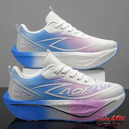 Zapatillas de running con cámara de aire 2026, placa de carbono para maratón, deportivas para hombre, transpirables y ligeras, zapatillas antideslizantes para mujer