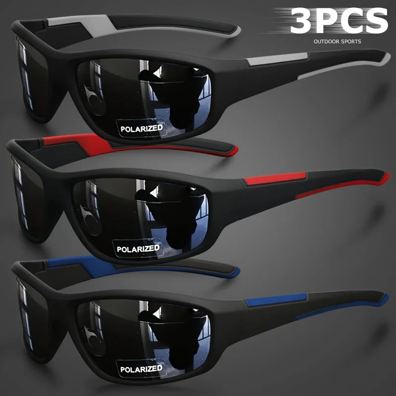 Sports Polarized Sunglasses for Men Lightweight Night Vision Male Shades Cycling Driving Fishing Fashion Mirror Sunglass UV400