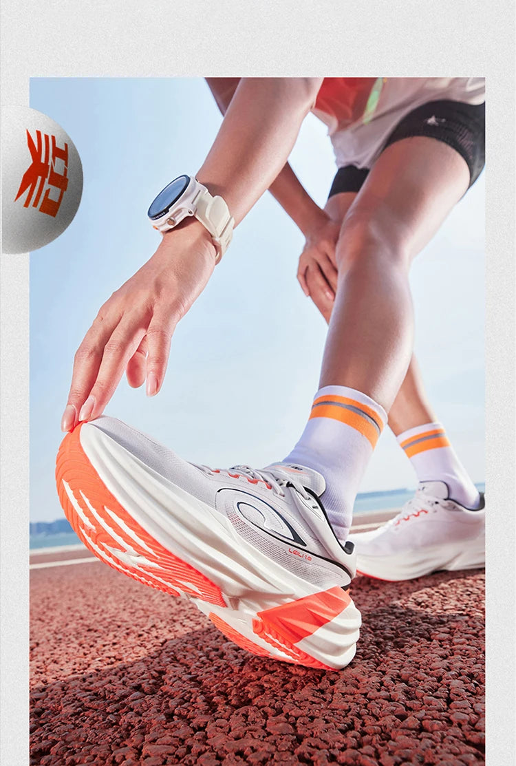 QIAODAN TG1.0 Women's Marathon Running Shoes 2026 New Platform Racing Shock Absorption Soft Long Distance Sneakers QDB022253285