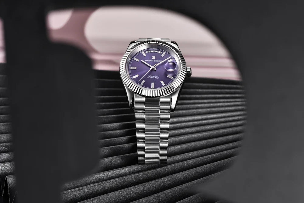 PAGANI DESIGN DD40 herenhorloge – Model in roségoud, luxe mechanisch polshorloge, automatisch uurwerk, saffierglas met antireflectiebehandeling, waterdicht