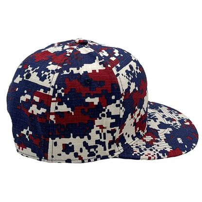 New Digital Print Camo Hip Hop Caps - Harajuku Street Style Flat Brim Baseball Hats Unisex Youth Urban Fashion