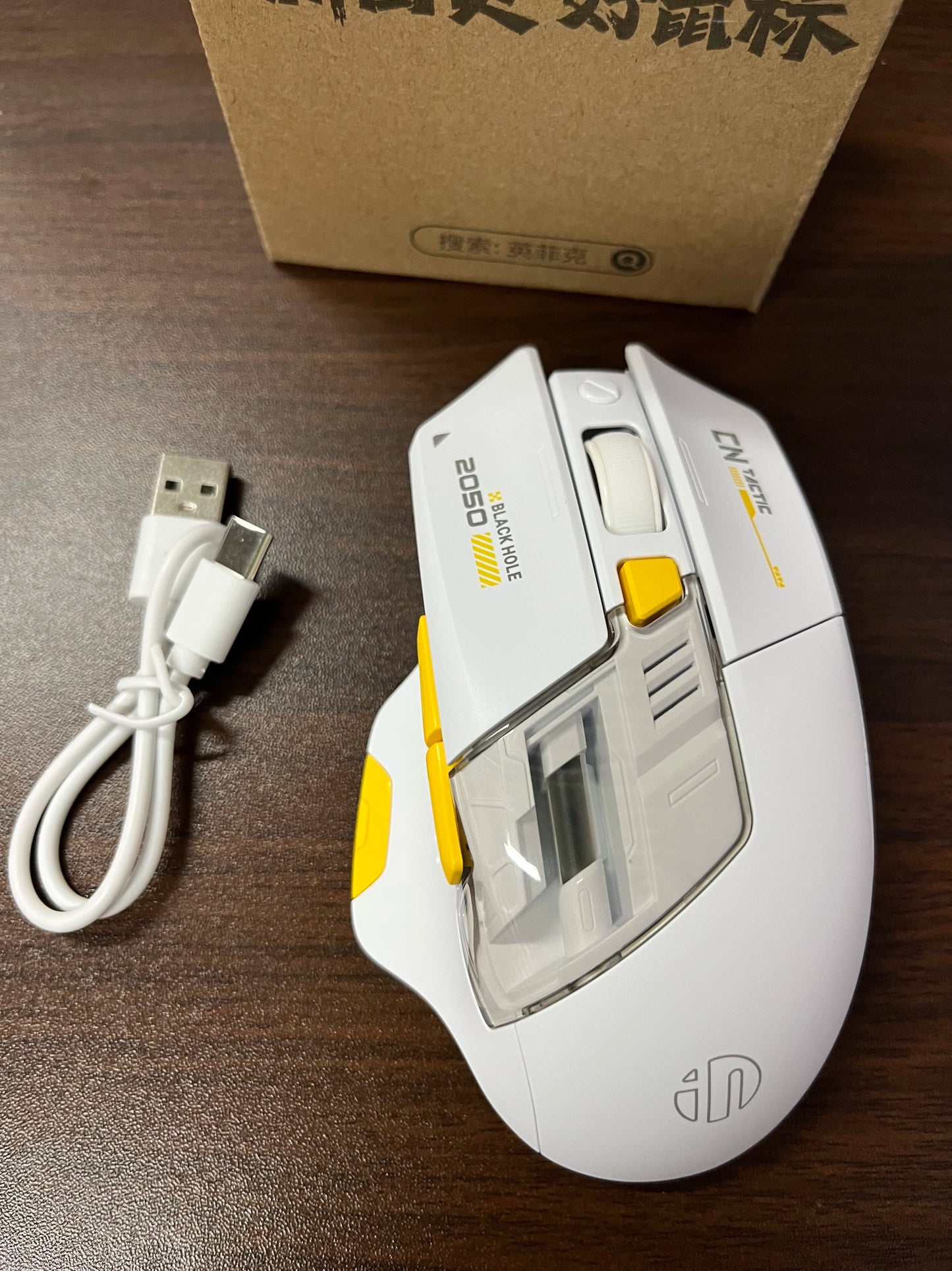 High Quality Inphic A9 200-2400dpi Bluetooth 5.0 Mouse Silent Charging Mechanical Feel Wireless Mouse for Tablet gaming mouse
