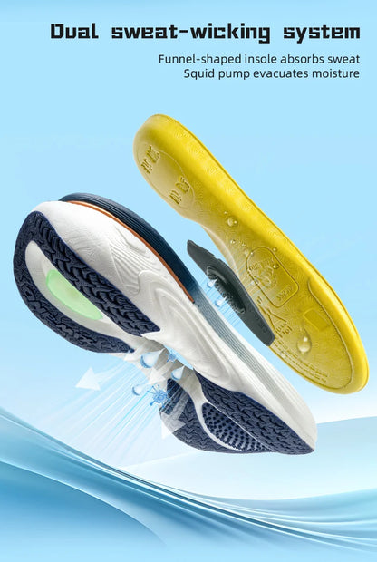 ONEMIX Bumper Max Jogging Running Shoes Unisex Lightweight Sneakers Road Wear-Resistant Fashion Sports Fitness Shoes