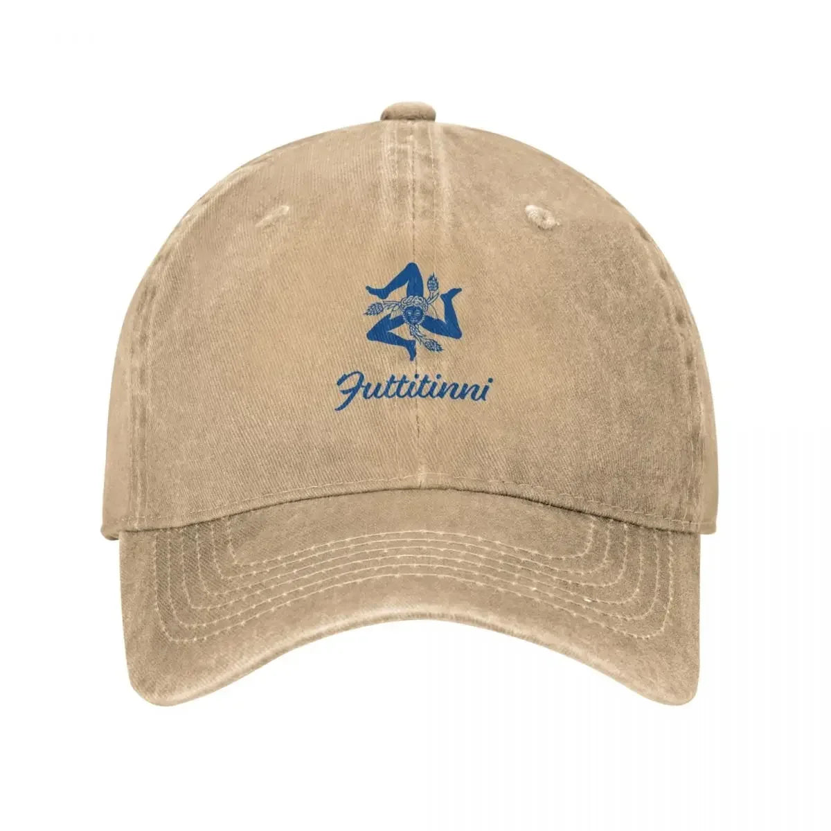 2026 Sicilian Trinacria and Futtitinni Baseball Cap Rave Custom Cap Anime Hat Women's Beach Men's