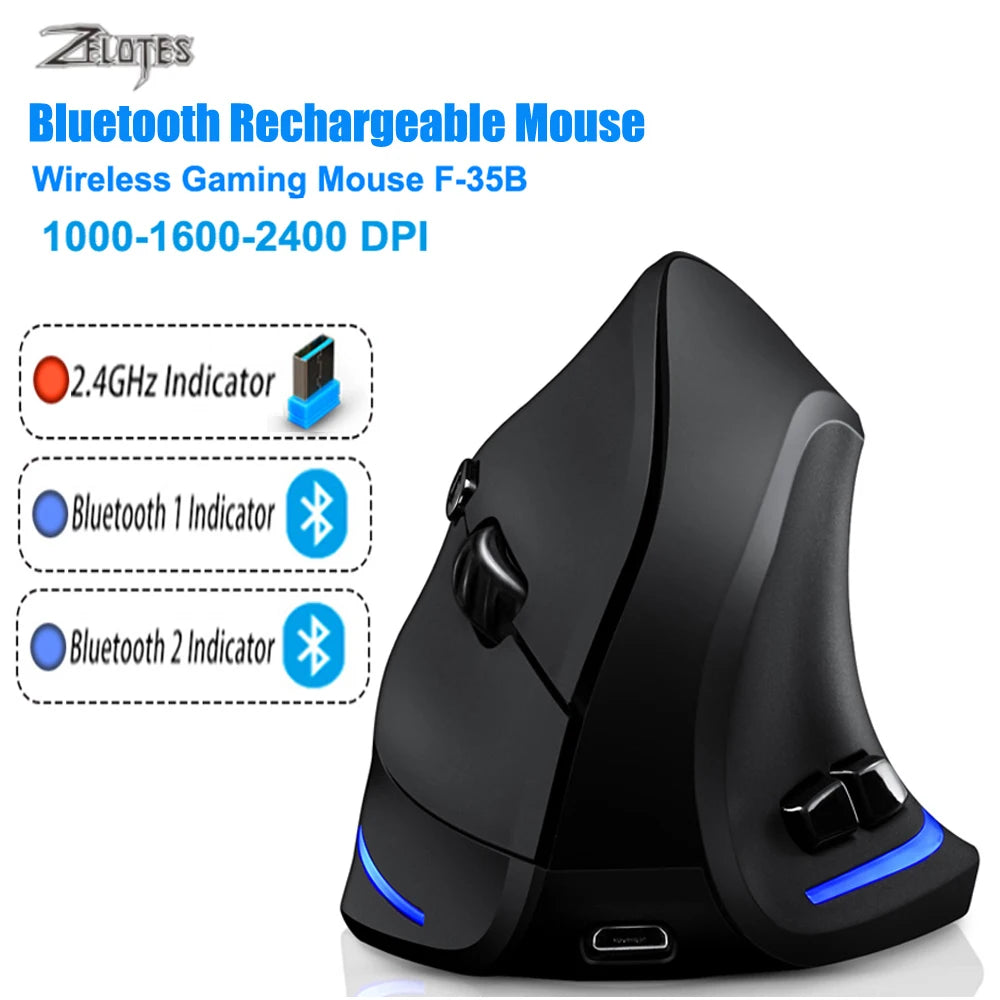 Lefon F33/F26C/F35B Trackball Mouse/Bluetooth Ergonomic Mouse 2.4G Wireless Rechargeable Rollerball Mice for PC Office Drawing