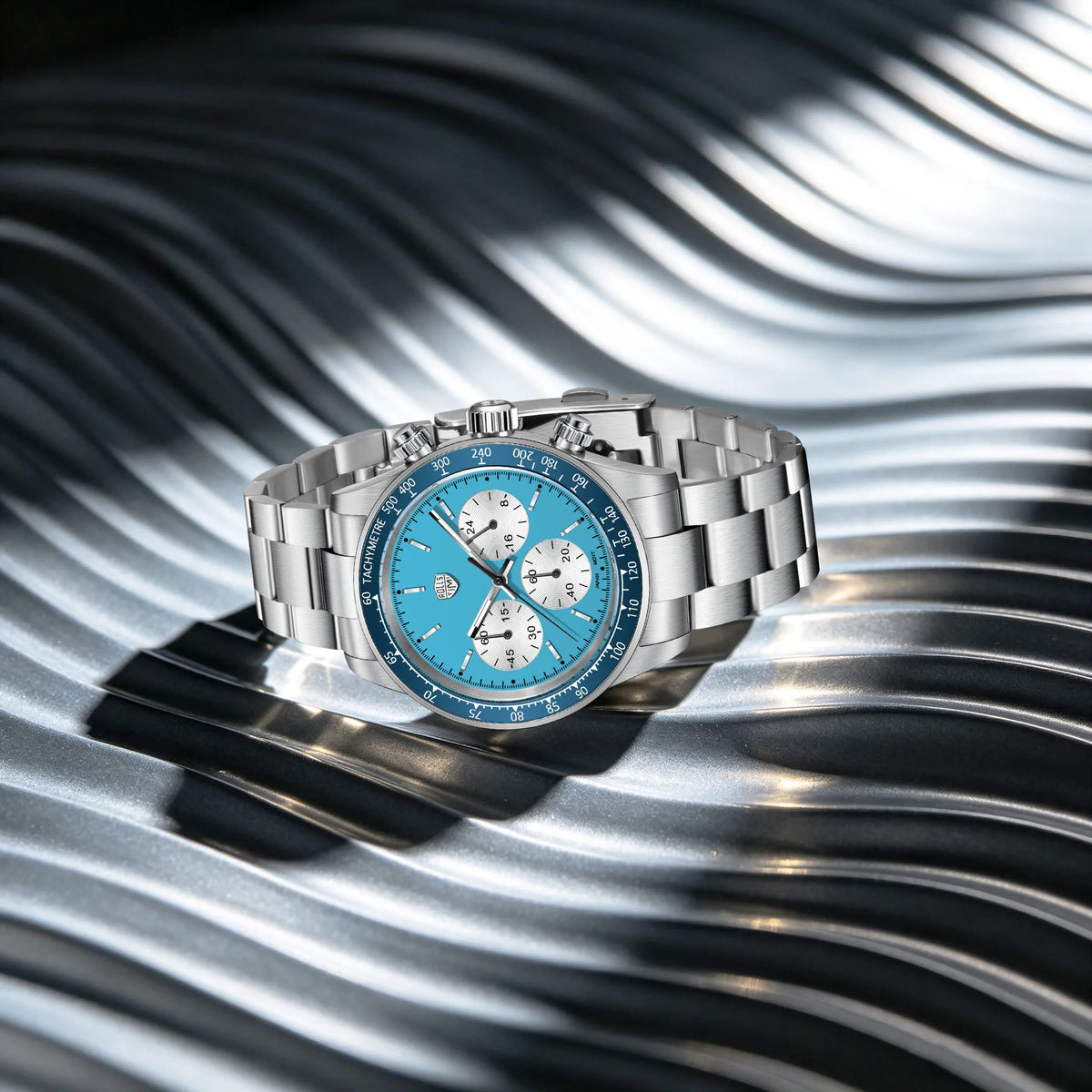 Rossitimi Casual Elegance herenhorloge met kwarts, lichte luxe, premium roestvrij staal, saffierglas, klein, drie-pins, lichtgevend duikhorloge