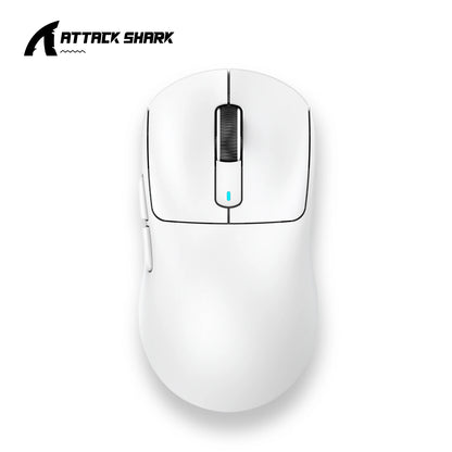 ATTACK SHARK X3 Three-mode Mouse 1K Hz, X3Pro Bluetooth Wireless Mouse 4K Hz Lightweight, PAW3395, 650IPS Mobile Speed