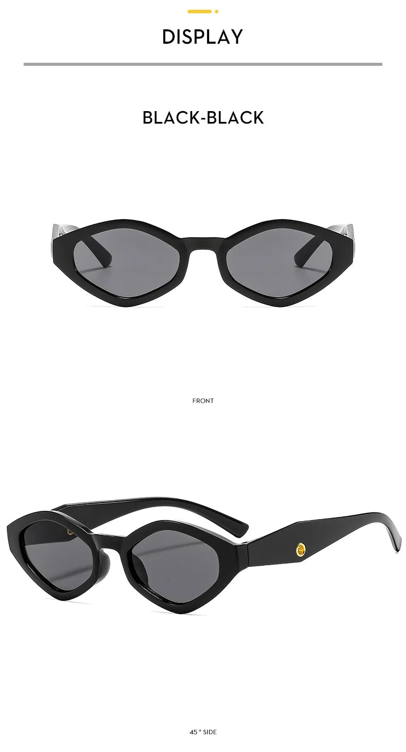 Vintage Cat Eye Sunglasses Women Men 2025 Brand Designer Fashion Goggle Sun Glasses Female Trends Shades Outside Eyewear UV400