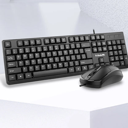 NEW USB Wired Keyboard For PC Computer Notebook Computer Keyboard with Optical Wired Mouse for Windows Mac OS Desktop Laptop PC