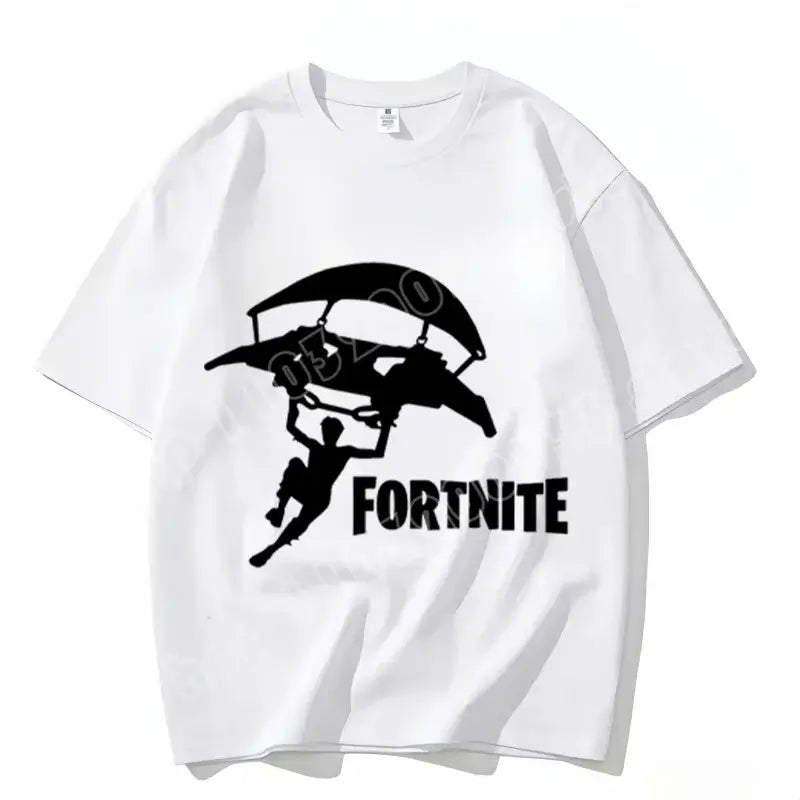 „Fortnite“ apvalios iškirptės marškinėliai, unisex suaugusiesiems, žaidimo šokių stiliaus, nauji, iš grynos medvilnės, trumpomis rankovėmis, puikiai tinka kasdienai ir atostogoms