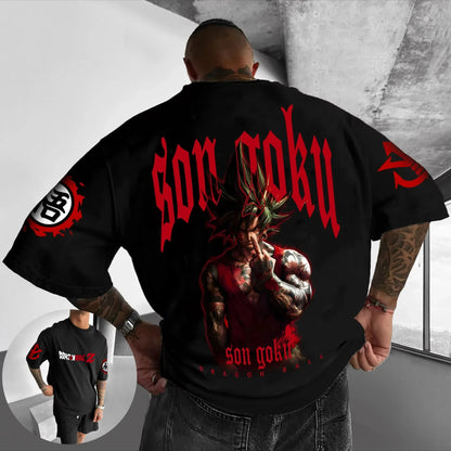 Dragon Ball-animations-T-shirt med New Broli-motiv – sommermodel til mænd og kvinder, løs pasform, casual, børn, forældre-barn, kortærmet top