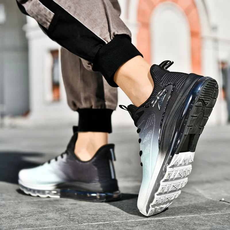 Chaussure Homme Chaussures de course respirantes pour hommes, baskets décontractées pour hommes, chaussures de tennis pour hommes, entraîneur de course, mocassins à la mode, luxe