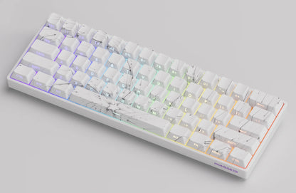 Akko MonsGeek FUN60 mechanische Tastatur mit Magnetschaltern, 60% Gaming-Tastatur, Rapid Trigger 0.01mm, 8K ARGB, HE/TMR Custom-Tastatur