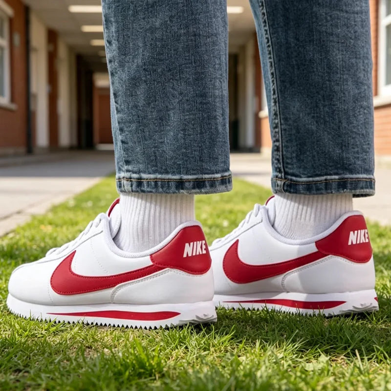 Детски ежедневни обувки Nike, леки, дишащи, против хлъзгане, устойчиви на износване и удобни маратонки за ежедневно ходене за момчета и момичета 904764-101