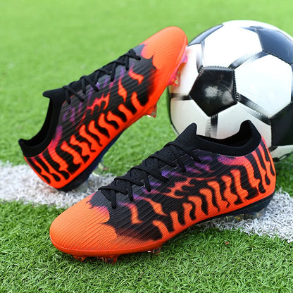 Nouvelles chaussures de football pour hommes, légères, de haute qualité, pour terrain gazonné, best-seller, crampons antidérapants mi-montants pour l'entraînement en extérieur