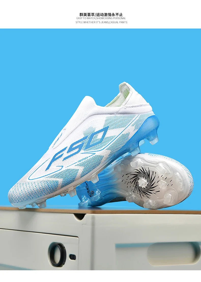 New Men Football Boots High-quality Soccer Shoes Sneakers Match Indoor Non-Slip Grass Cleats High-top Futsal Hot-selling Outdoor