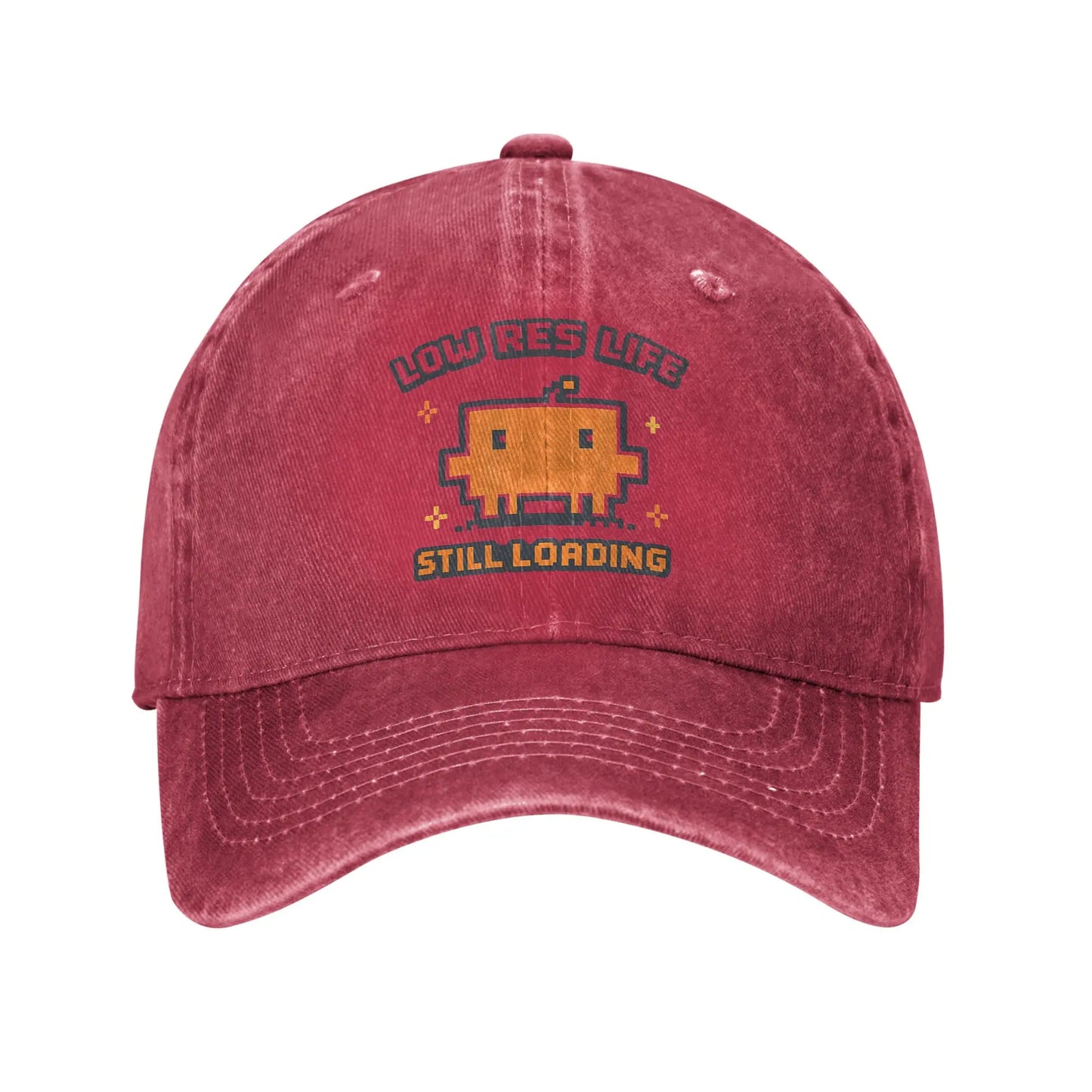 Code Developer Loading Gamer Baseball Cap Vintage Distressed Washed Funny Screen Sun Cap Outdoor Running Golf Adjustable Hat