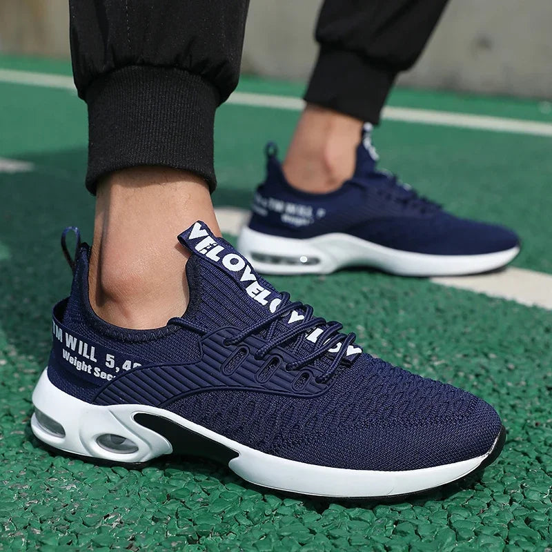 Chaussures d'été pour hommes maille chaussures de sport décontractées printemps été chaussures Tennis léger marche noir baskets 2025 article de vente chaude