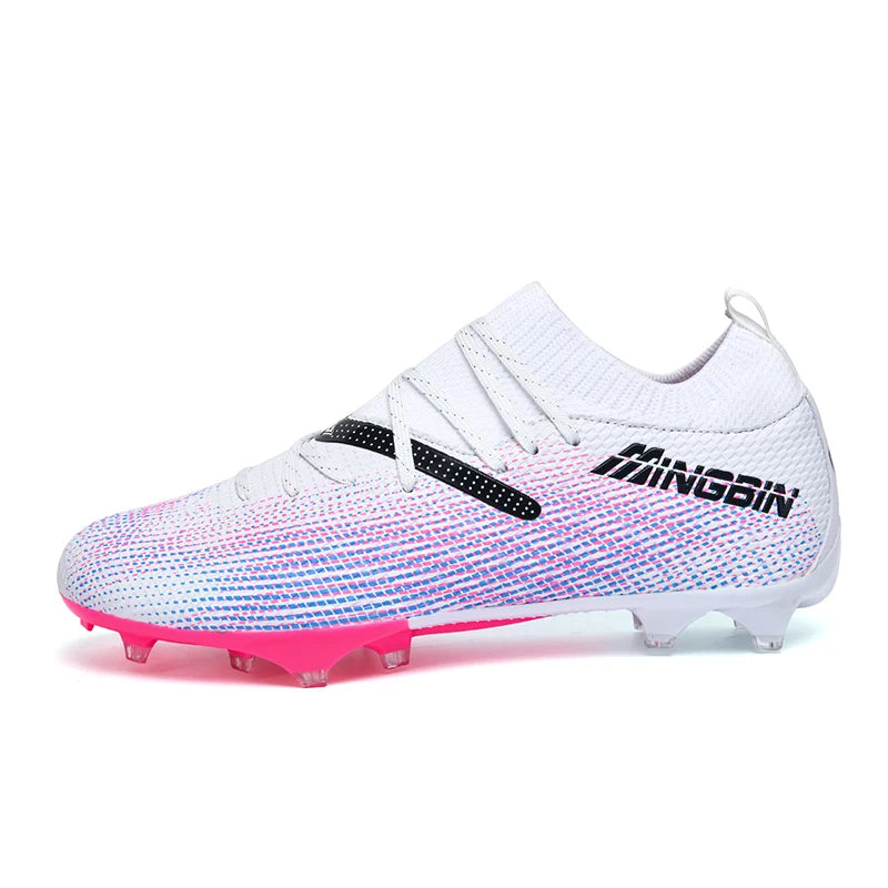 Chaussures de football en mesh respirant pour hommes, crampons de football professionnels, chaussures de football pour jeunes, antidérapantes, baskets pour hommes, Society Chuteira