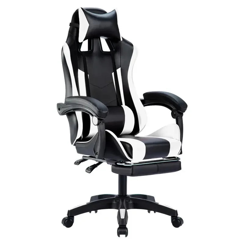 Factory Revolving Gaming Race Chairs for Gamers with Footrest