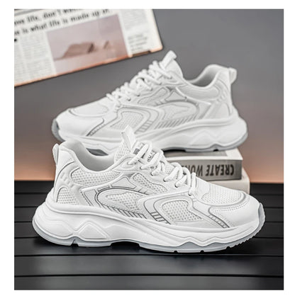 Zapatillas casuales rápidas para hombre, primavera/verano, suela blanda antideslizante, transpirables, para running al aire libre, moda juvenil, zapatillas deportivas Joker