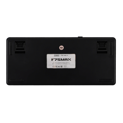 EPOMAKER X AULA F75 MAX Tastiera meccanica compatta 75% con layout ANSI, connessione cablata/Bluetooth/wireless 2.4GHz, schermo TFT e manopola