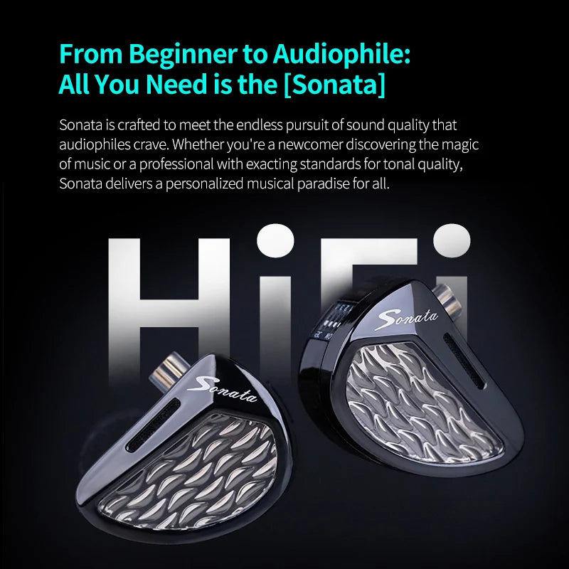 KZ Sonata 28BA HiFi Wired In-Ear Headphones, Tunable Balanced Armature Earphones for Audiophile Music, Gaming & Studio Monitoring