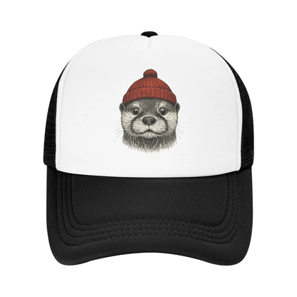 Unisex Steve Is Not Getting Smarter As He Gets Older Otter  Trucker Hats Mesh Baseball Cap Dad Hat  Adjustable Trucker Cap