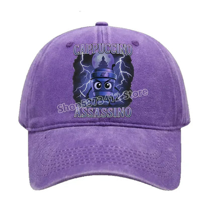 Italian Brainrot Women Men Hats Children's Baseball Cap Accessories Cap Boy Girl Caps Adjustable Men Trucker Sunhat Kids Gift