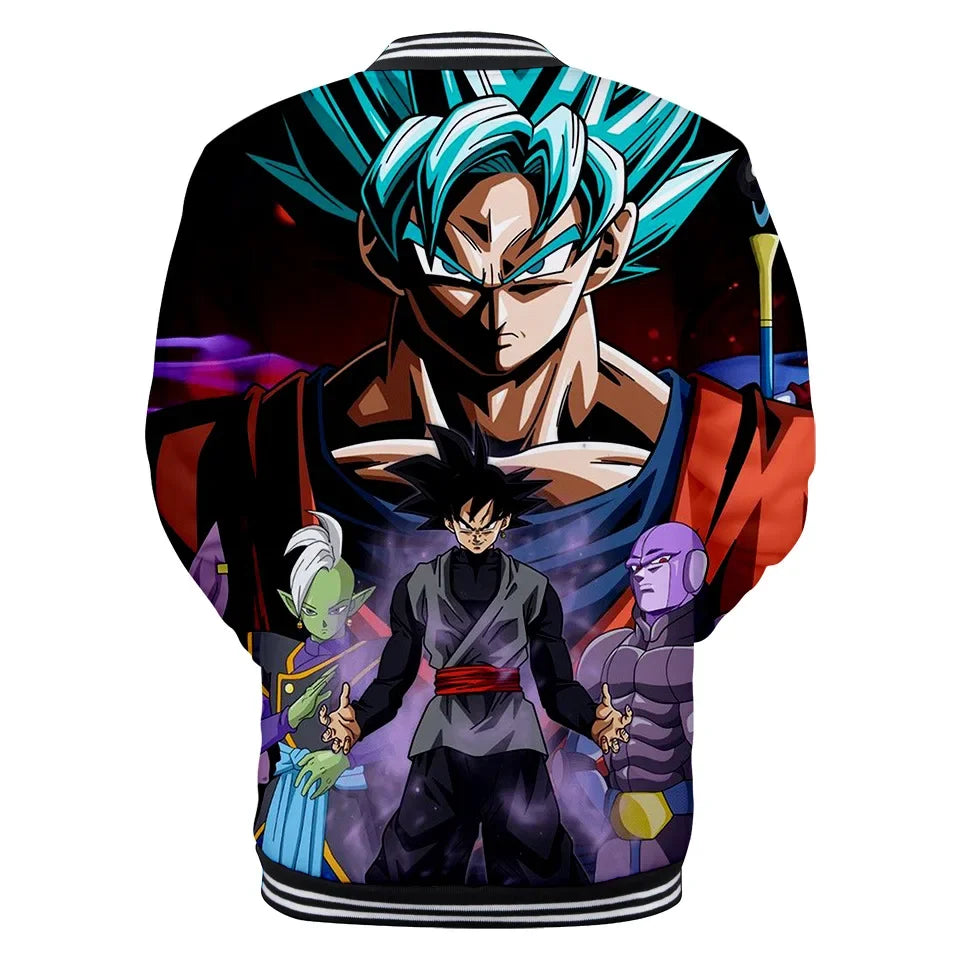 Dragon Ball Streetwear – baseballová uniforma pro muže a ženy, Son Goku, kostýmy pro dospělé, bundy, jarní a podzimní kabáty, svetry, mikiny, dárky