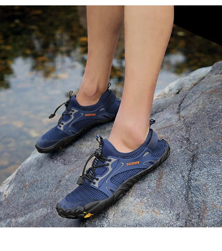 Vandsandaler til mænd, trekking- og vandresko, dræningssko, strandsandaler, hurtigtørrende svømmesandaler, barfodsandaler, dykker-, fiske- og surfesko, sneakers