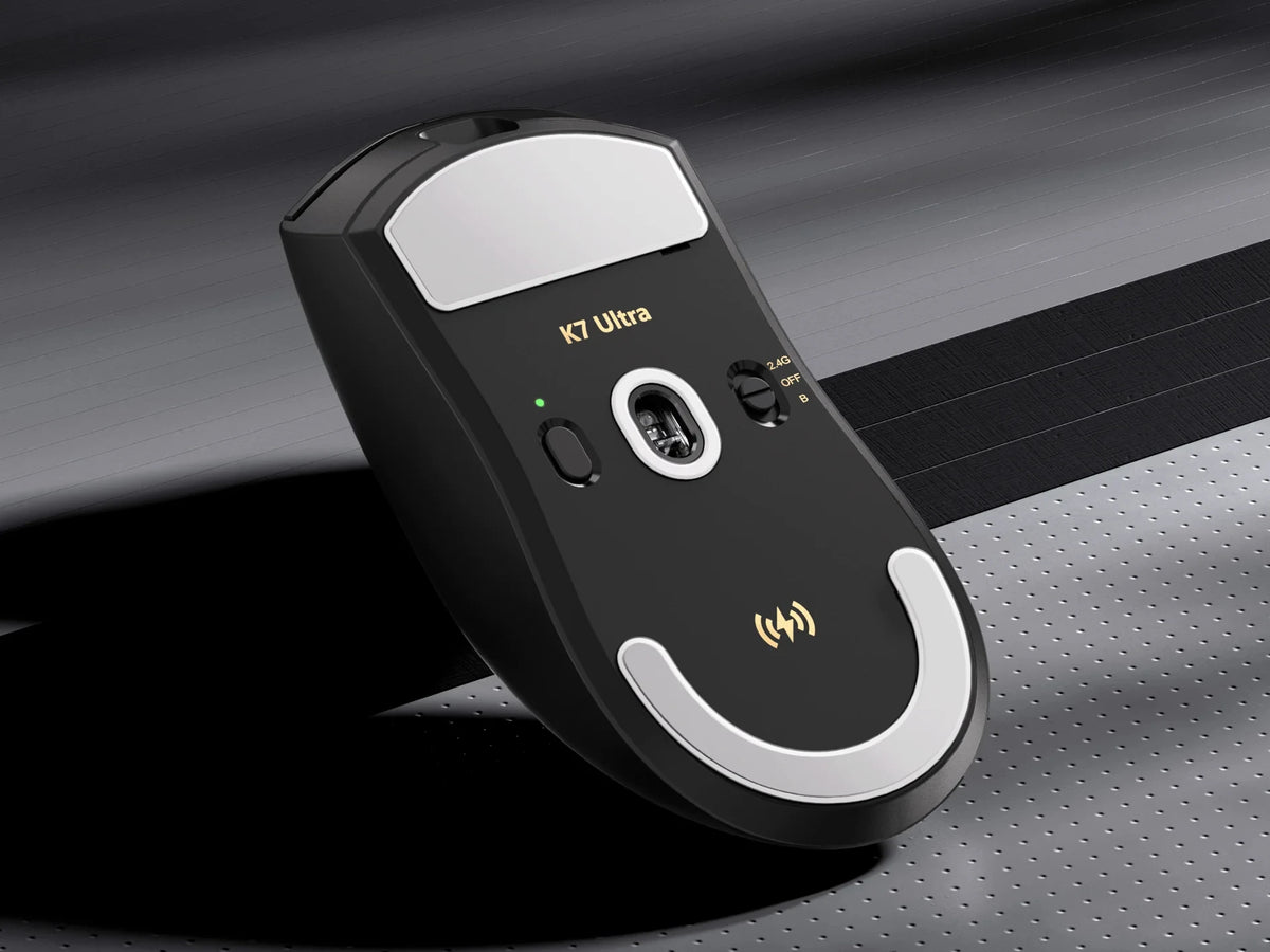 MCHOSE K7 Ultra Wireless Gaming Mouse with PAW3950 Sensor, 8K Polling Rate, Magnetic Wireless Charging Dock, Lightweight Esports Mouse