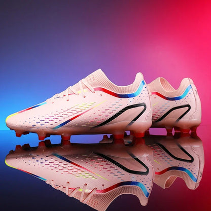 Nouveaux hommes chaussures de Football ultralégères TF/FG bottes de Football professionnelles unisexe antidérapant de haute qualité en gros livraison directe formation